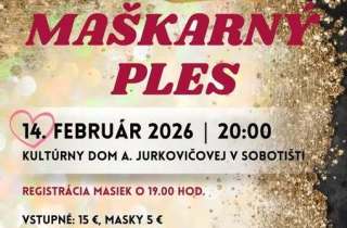 Maškarný ples - 14.2.2026