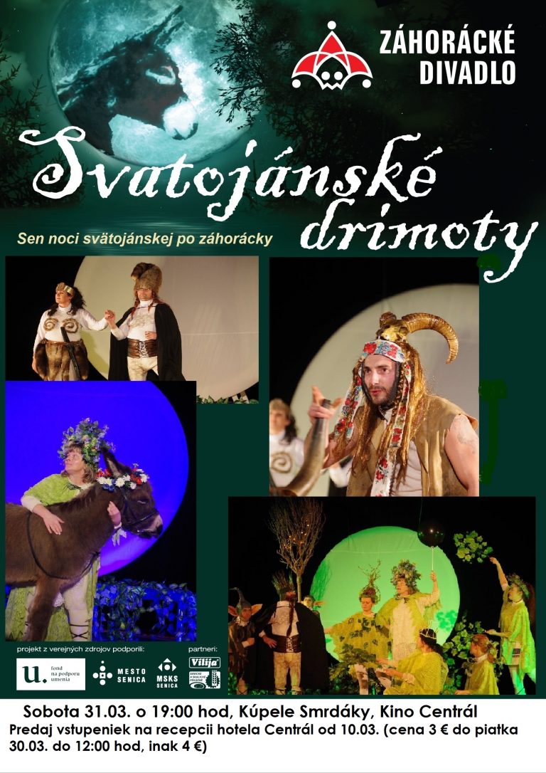 Smrdáky – divadelné predstavenie „Svatojánské drímoty“ – 31.3.2018