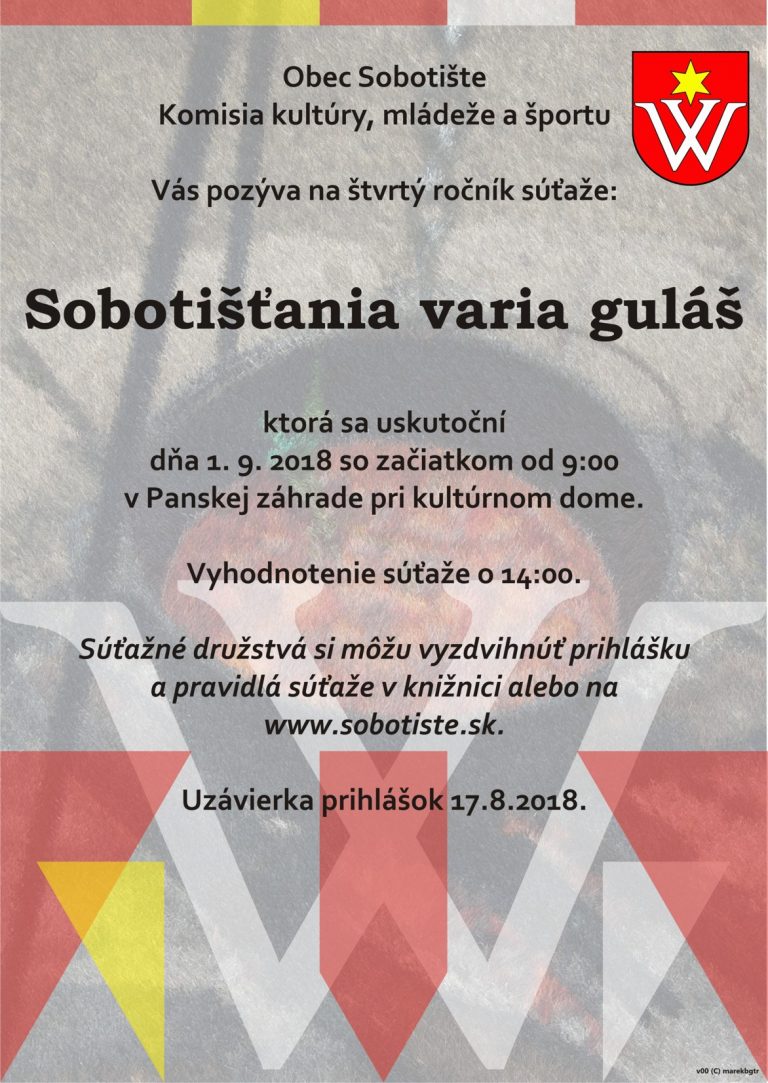 Sobotišťania varia guláš – 1.9.2018