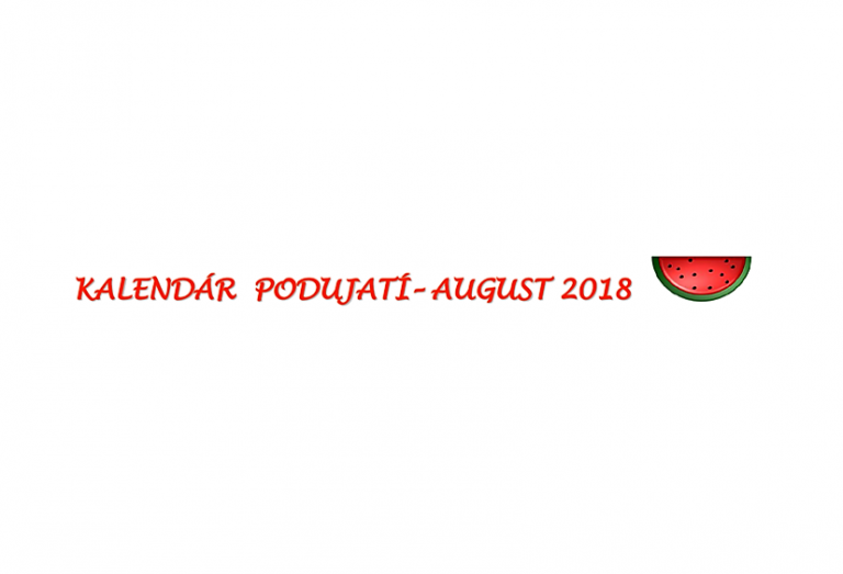 Kopaničiarsky región – kalendár podujatí 8/2018