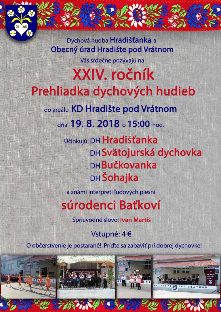 Hradište pod Vrátnom – prehliadka dychových hudieb