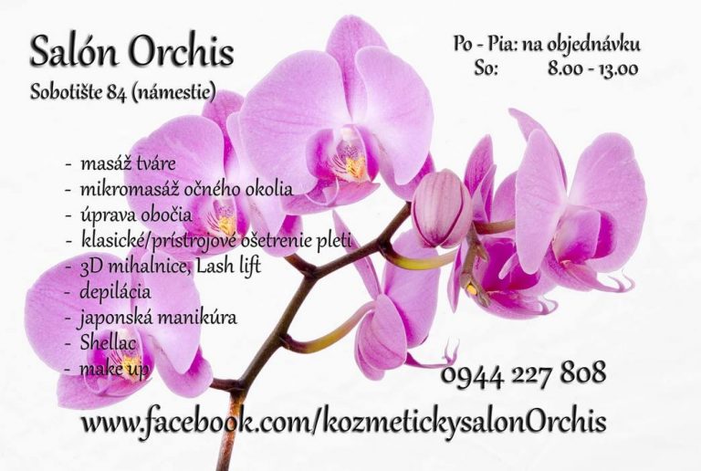 Predstavujeme Vám novootvorený kozmetický salón Orchis