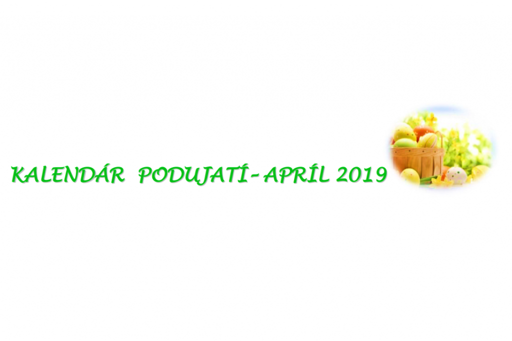 Kopaničiarsky región – kalendár podujatí na apríl 2019