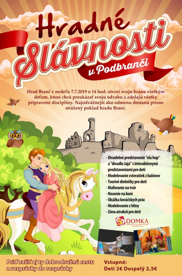 Podbranč – Hradné slávnosti – 7.7.2019