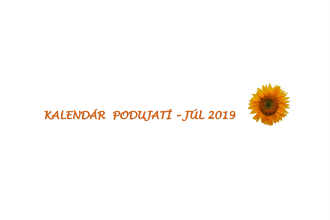 Kopaničiarsky región – kalendár podujatí  07/2019