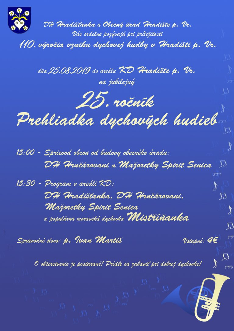 Hradište pod Vrátnom – Prehliadka dychových hudieb