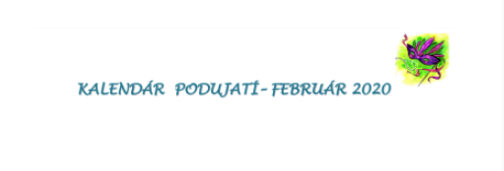 Kopaničiarsky región – kalendár podujatí 02/2020