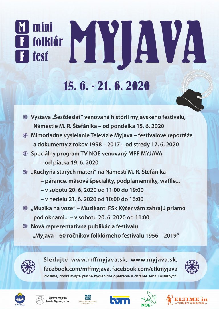 MYJAVA – Minifolklór fest – 15.6. – 21.6.2020