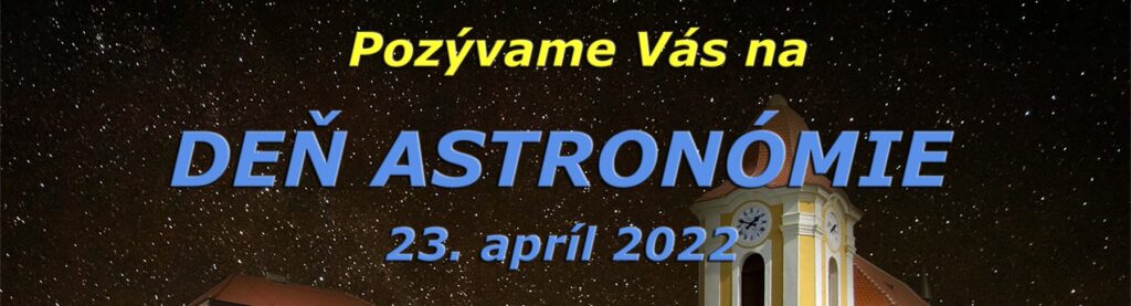 Deň astronómie – 2022