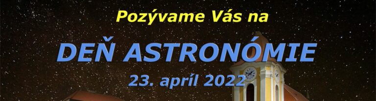 Deň astronómie – 2022