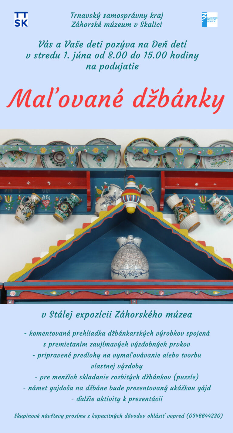 Maľované džbánky – pozvánka