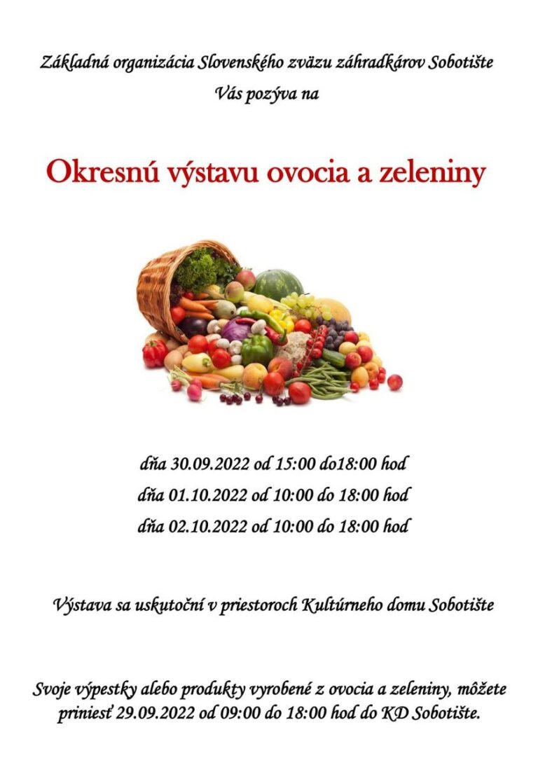 Výstava ovocia a zeleniny