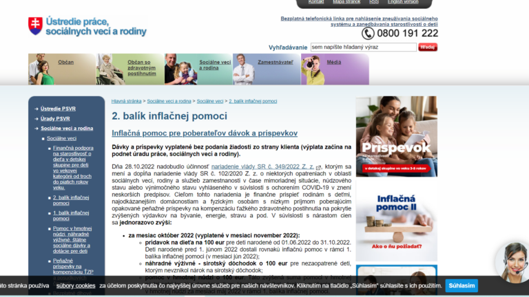 2. balík inflačnej pomoci