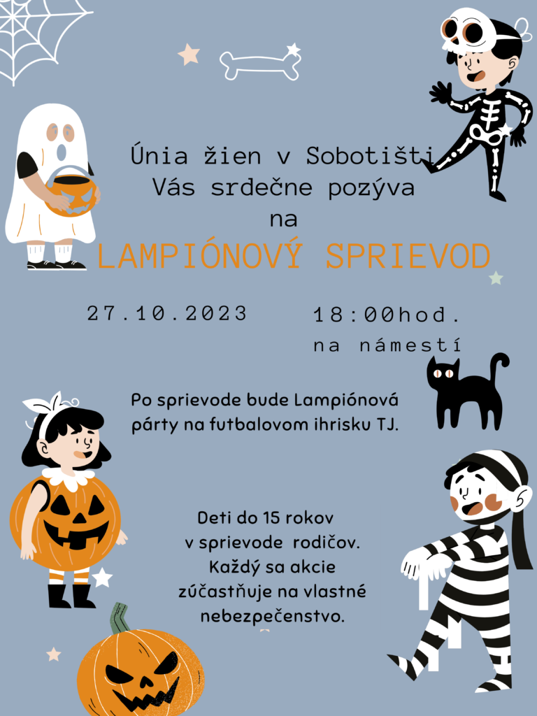 Lampiónový sprievod –  27.10.2023