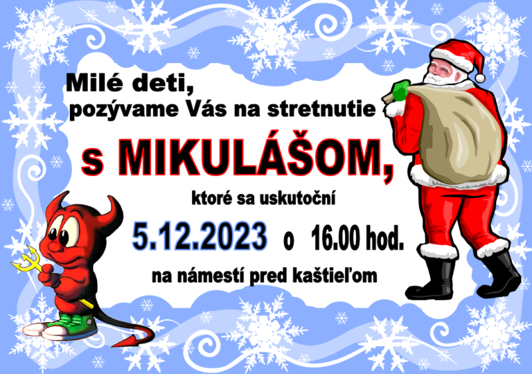 Stretnutie s Mikulášom – 5.12.2023