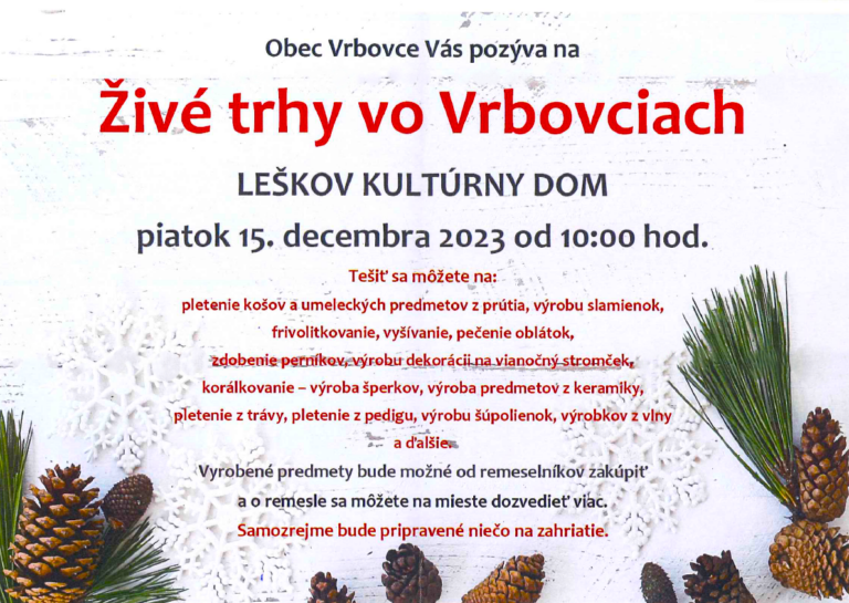 Pozvánka do susednej obce