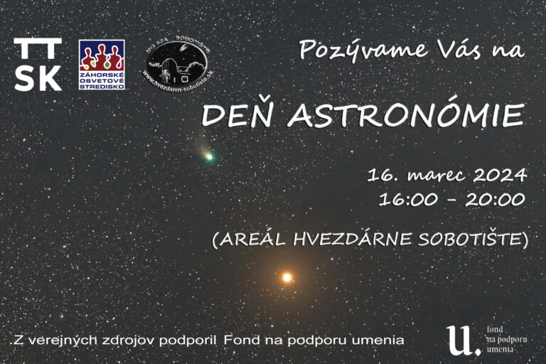 Deň astronómie – 16.3.2024