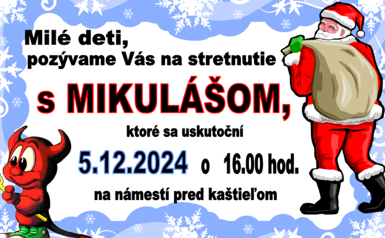 Stretnutie s Mikulášom 2024