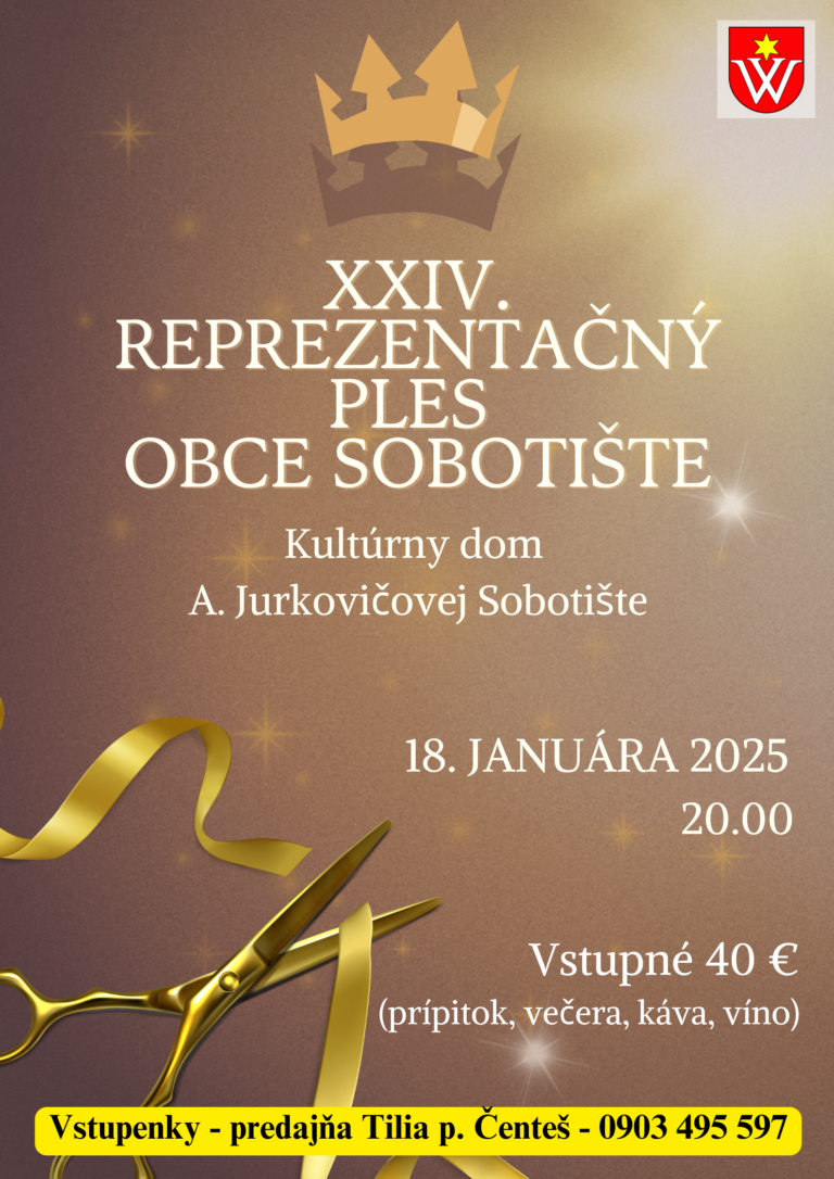 XXIV. Reprezentačný ples obce Sobotište 2025