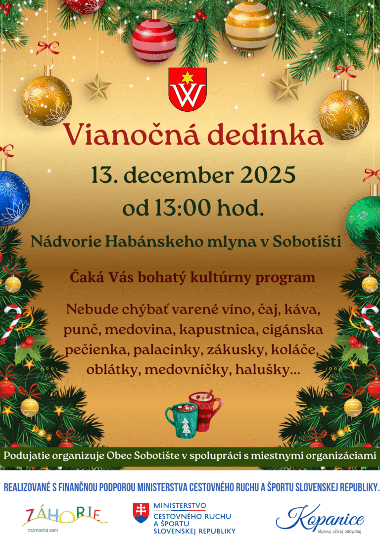 Vianočná dedinka – 13.12.2025