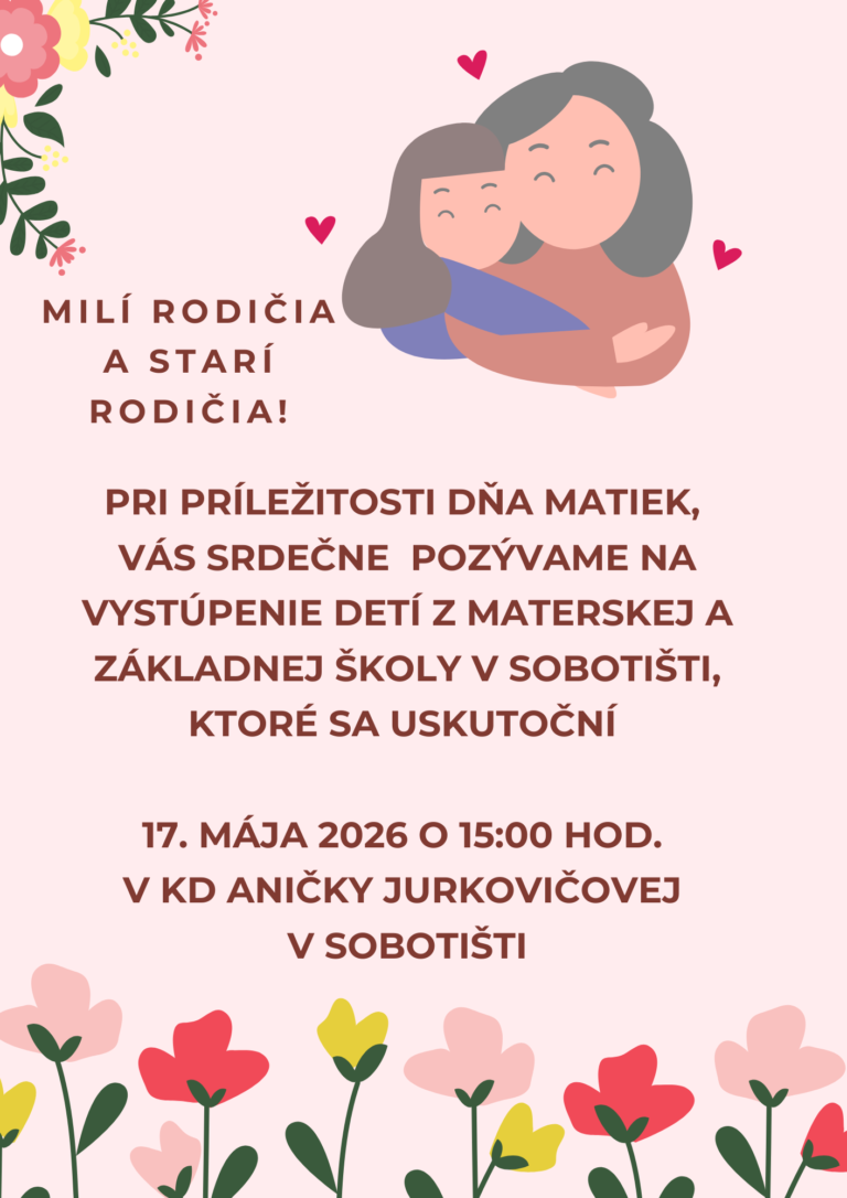 Deň matiek – 17.5.2026