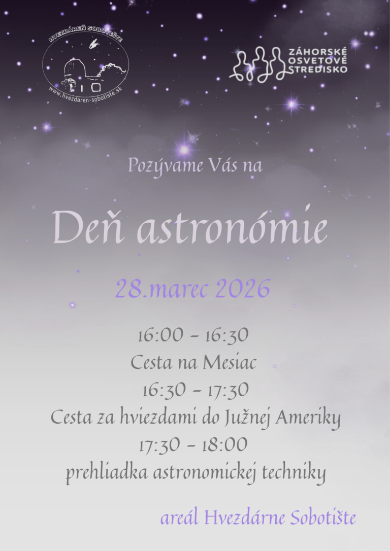 Deň astronómie – 2026