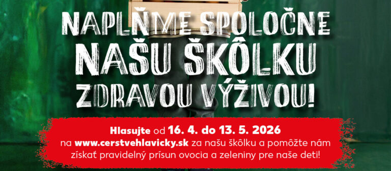 Hlasovanie pre MŠ Sobotište – súťaž čerstvé hlavičky