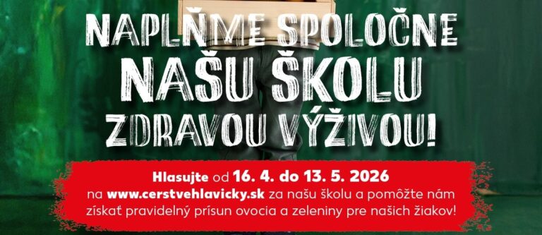 Hlasovanie pre ZŠ Sobotište – súťaž čerstvé hlavičky