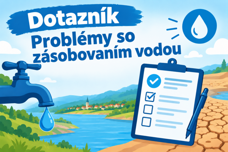 Dotazník – problémy so zásobovaním vodou