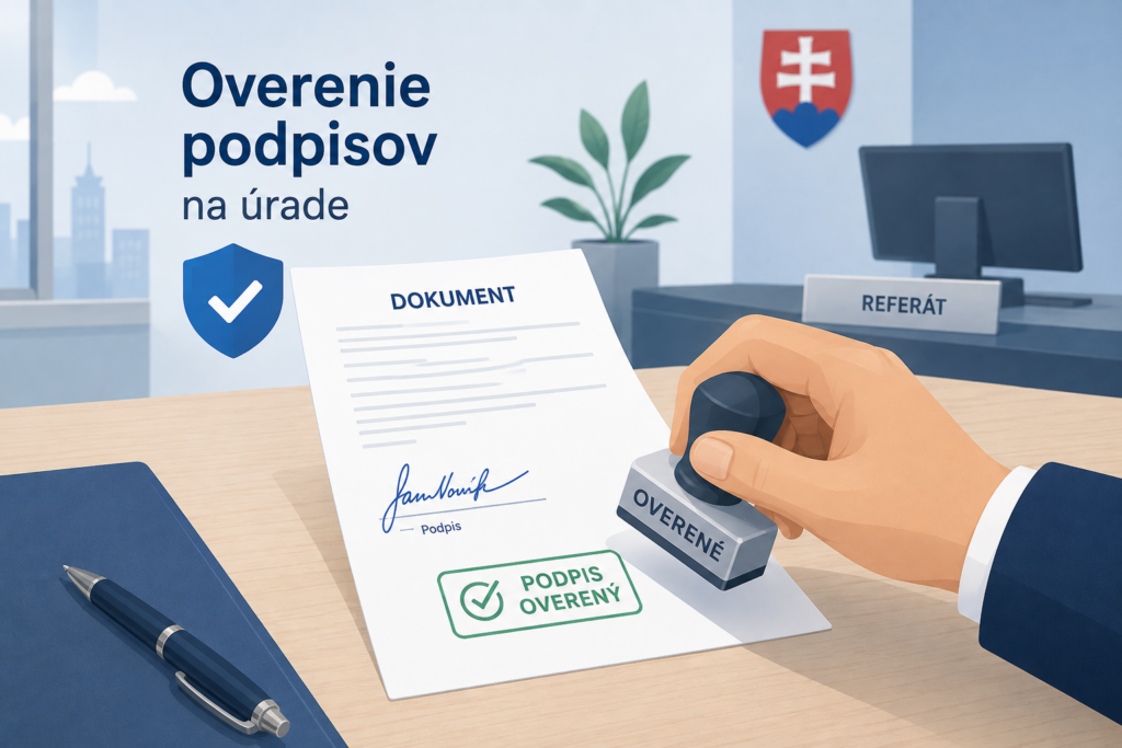 Nové pravidlá pre osvedčovanie listín a podpisov od 1.9.2026