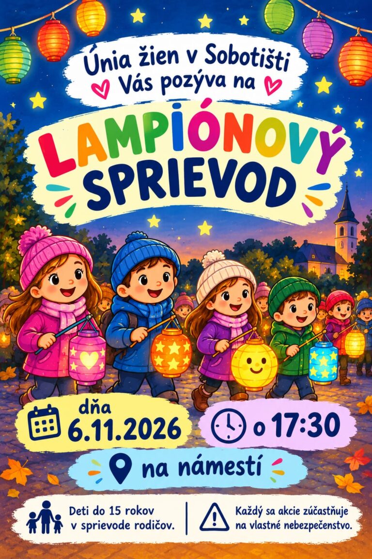 Lampiónový sprievod – 6.11.2026